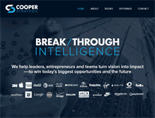 Tablet Screenshot of cooperstrategic.com